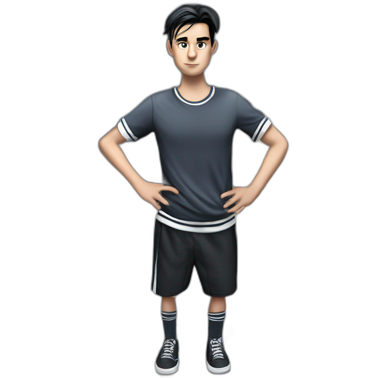 "Confident boy in sportswear" emoji