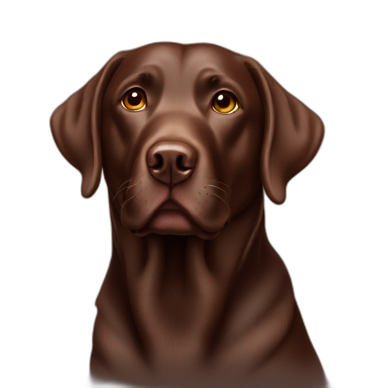 chocolate labrador emoji