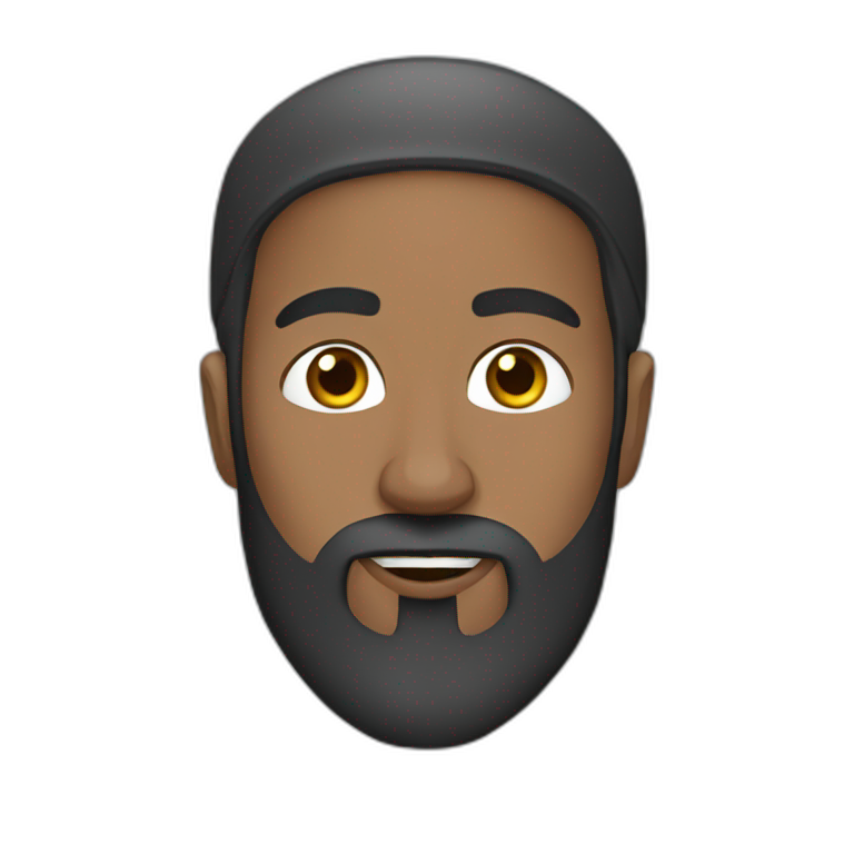islamic guy with beard emoji