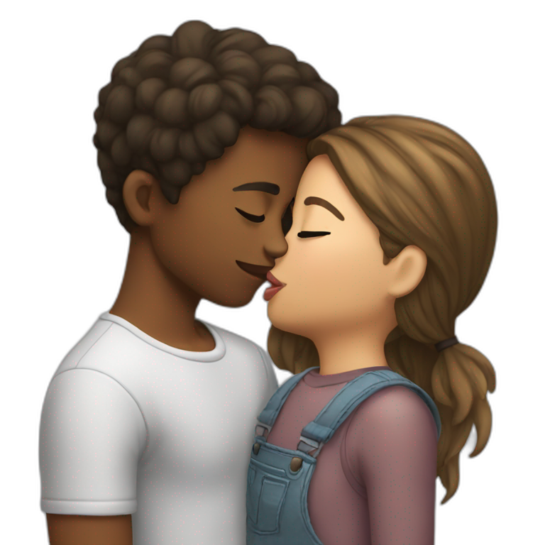 girl kiss girl emoji