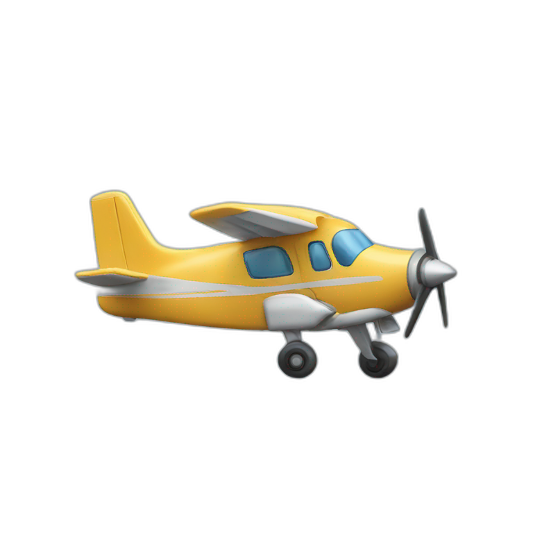 Piloting airplane emoji