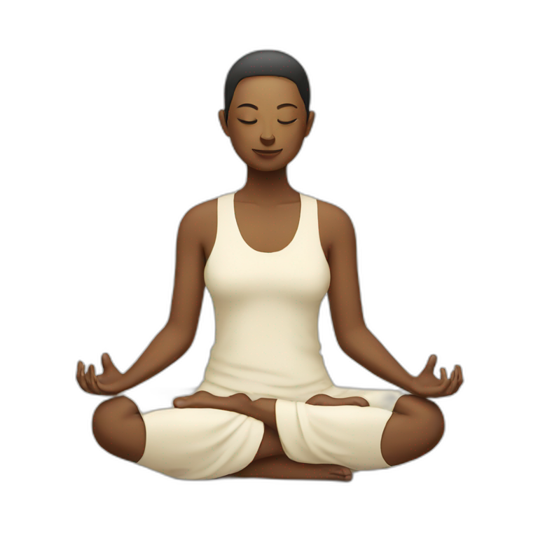meditation emoji
