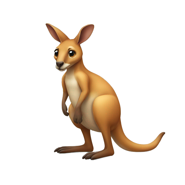 kangaroo fullbody emoji