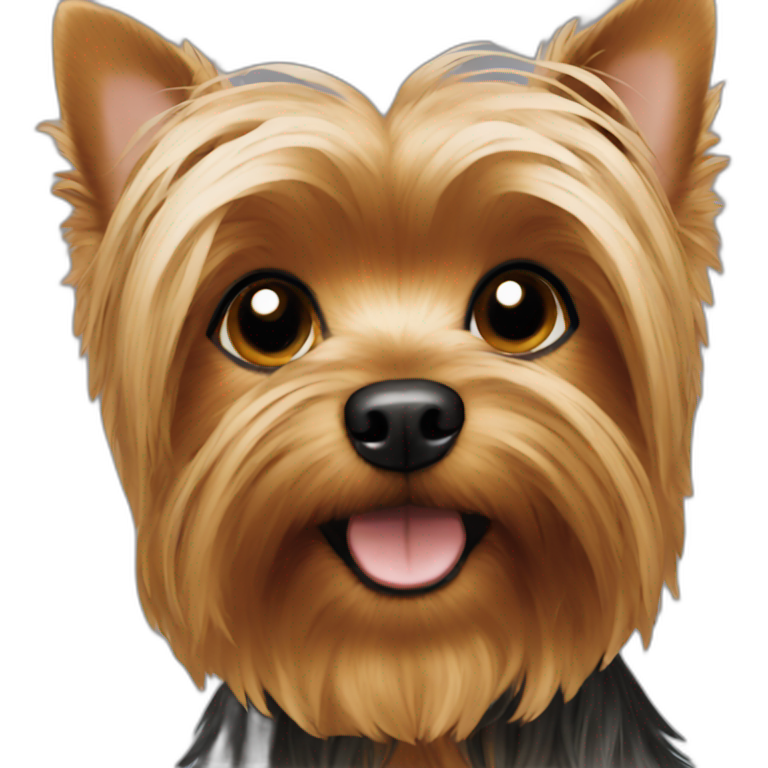 yorkie dog emoji