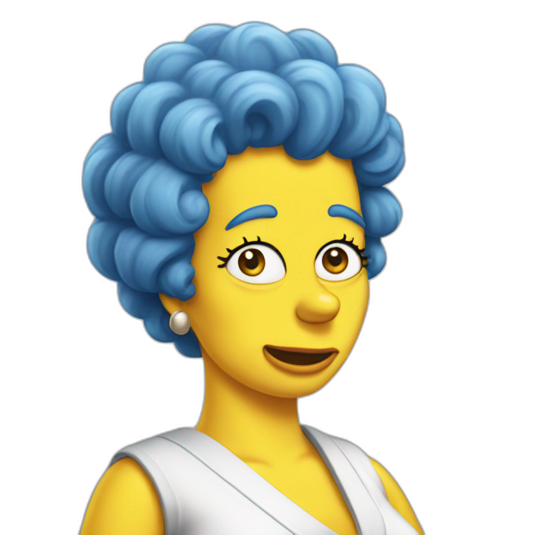 Marge Simpson emoji