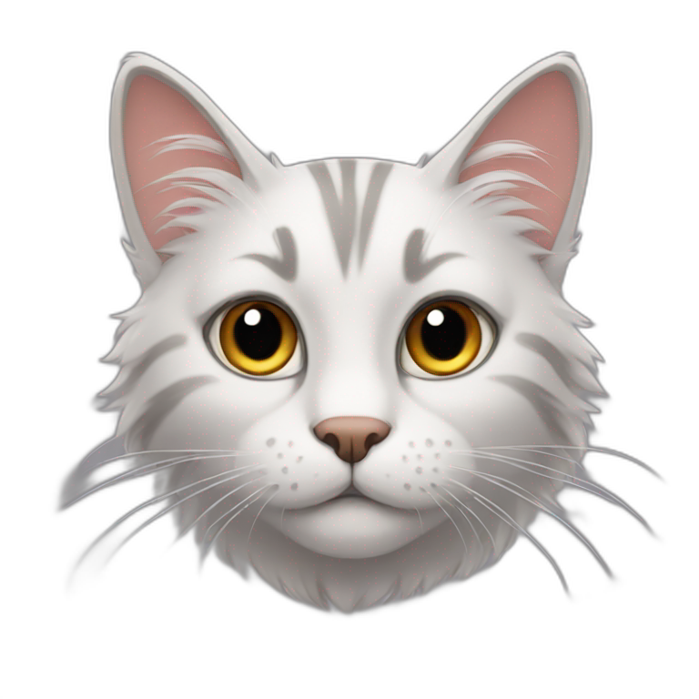 Furry cat emoji
