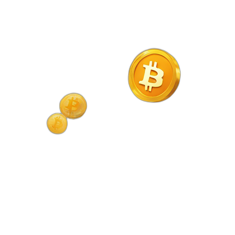 Bitcoin of the moment with the inscription EXCOM CHANGE emoji
