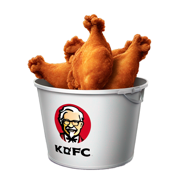 KfC Bucket of fried chicken emoji