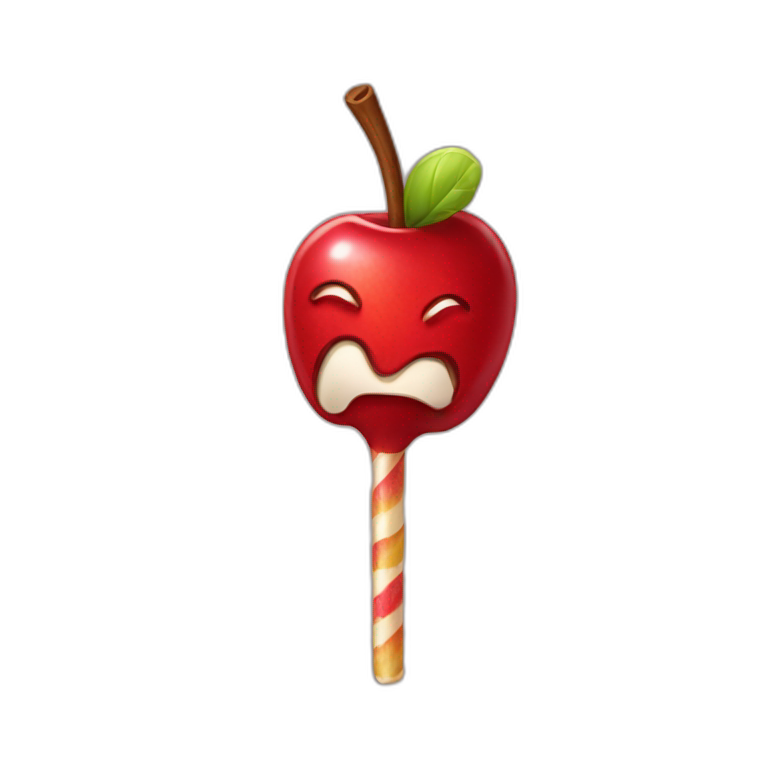 candy apple emoji