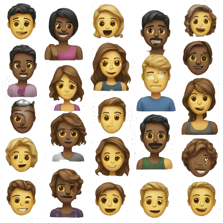 people with phone emoji