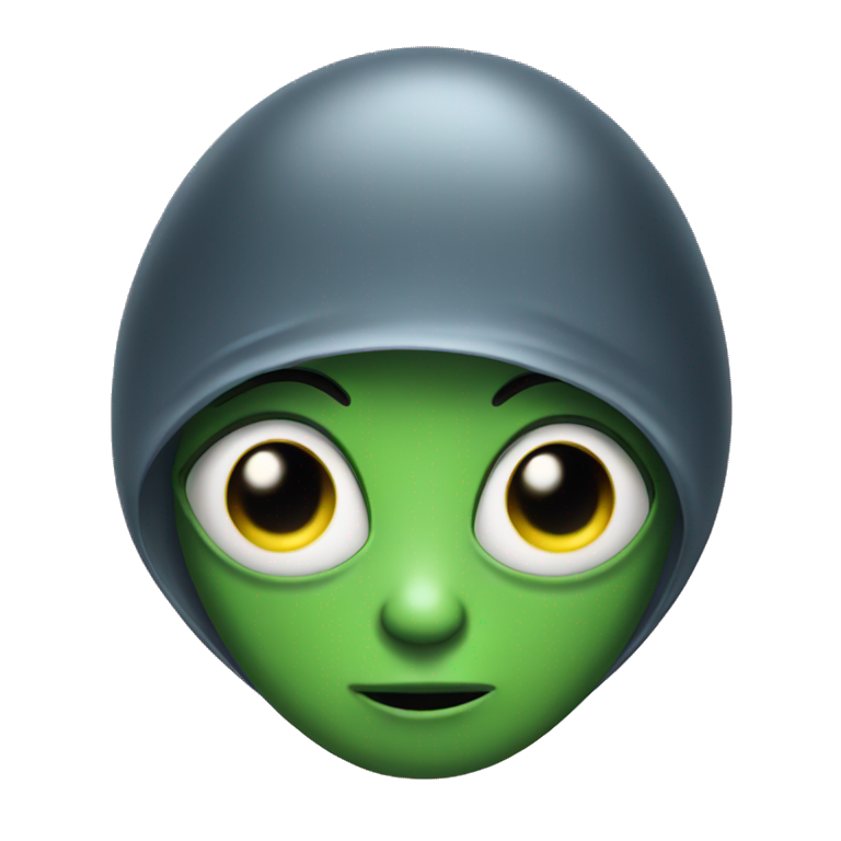 Alien with love eyes  emoji