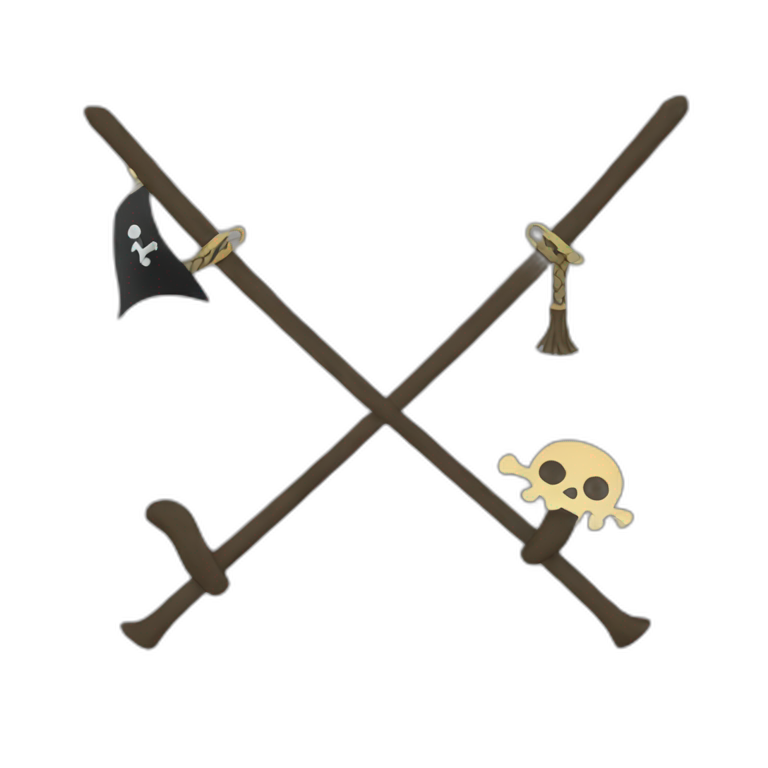 Pirate flag One Piece emoji