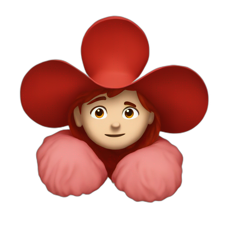 red-haired boy in shadows emoji