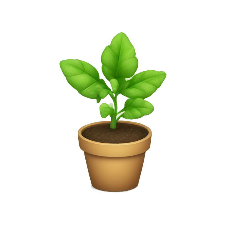 Cute little plant emoji