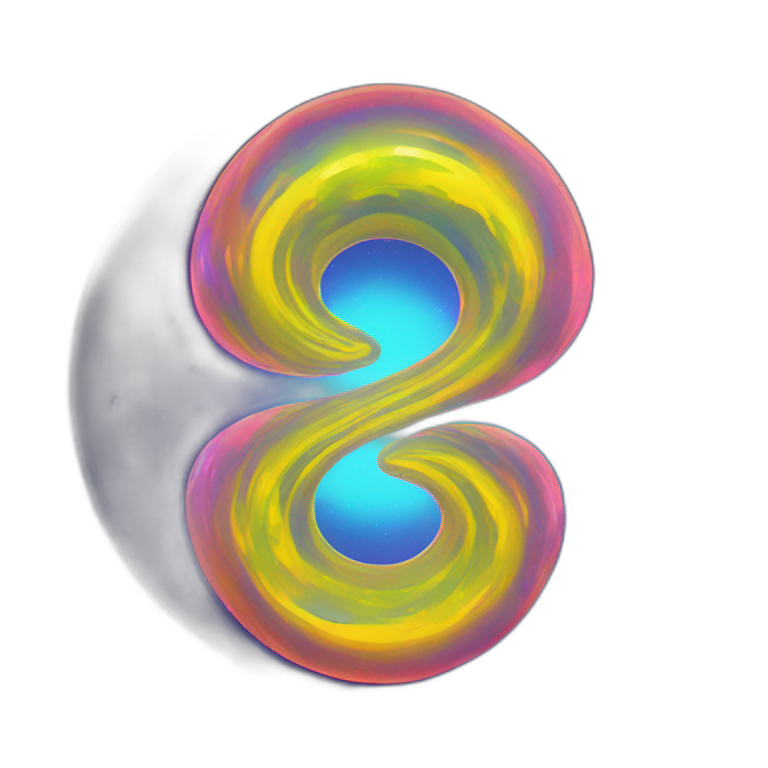 neon goo swirl portal emoji