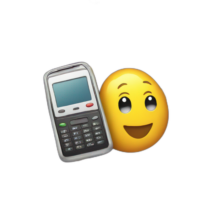 clamshell design flip phone emoji