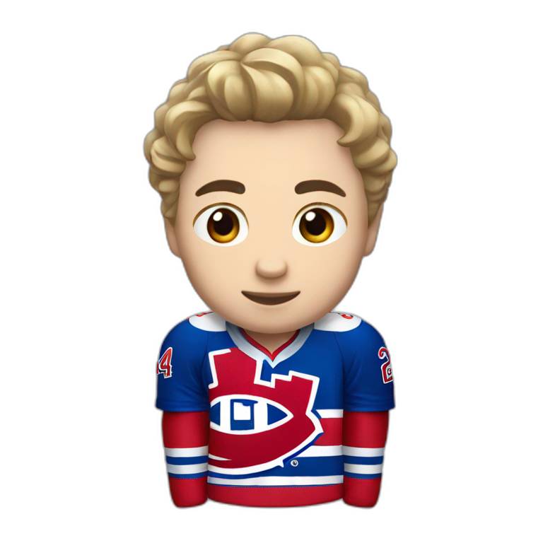 Nick suzuki hockey player for the montreal canadien emoji