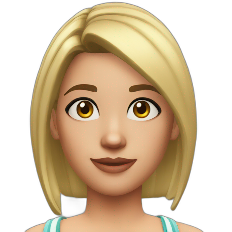 A Sims 4 face emoji