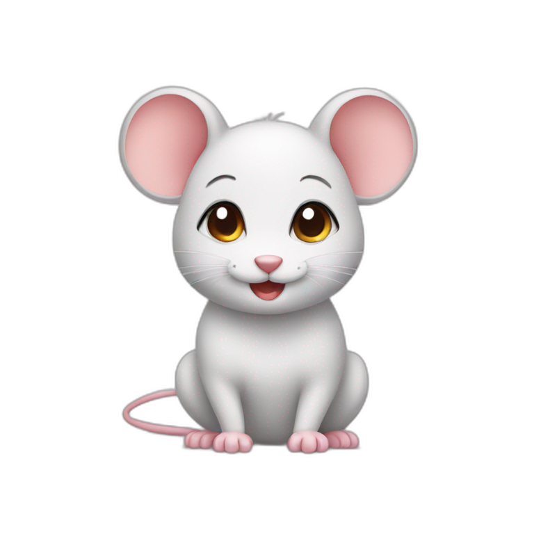 face Mouse cute emoji