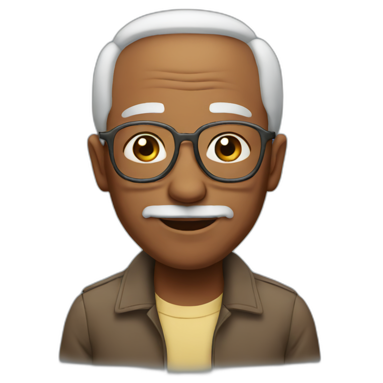 Gentle grandfather emoji