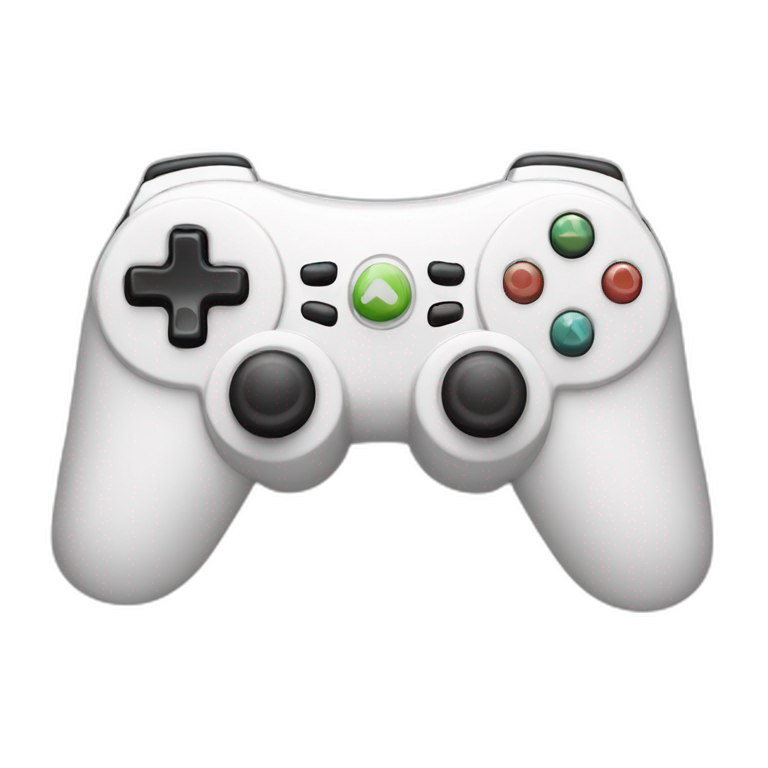white game controller emoji