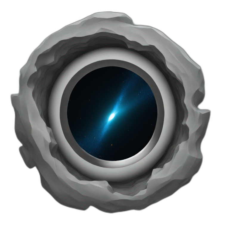 black hole space emoji
