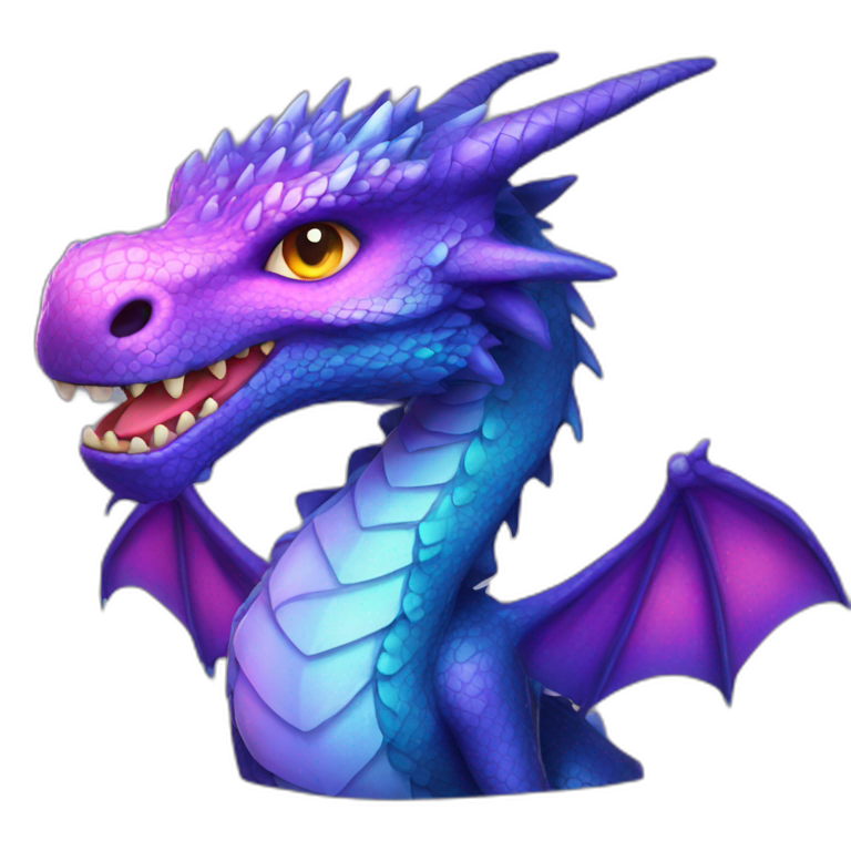 Galaxy dragon emoji