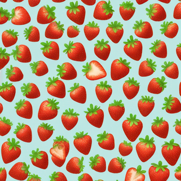 heart-shaped strawberry emoji