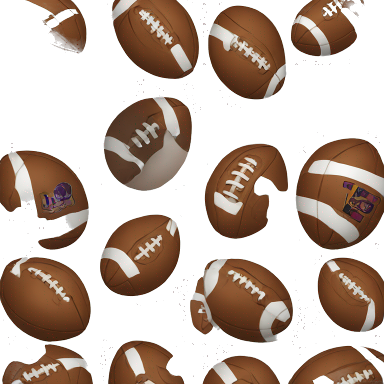 School Board with football tricks on it emoji