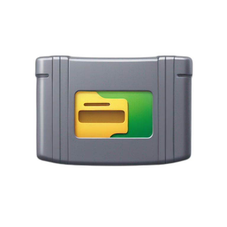 Nintendo 64 cartridge emoji