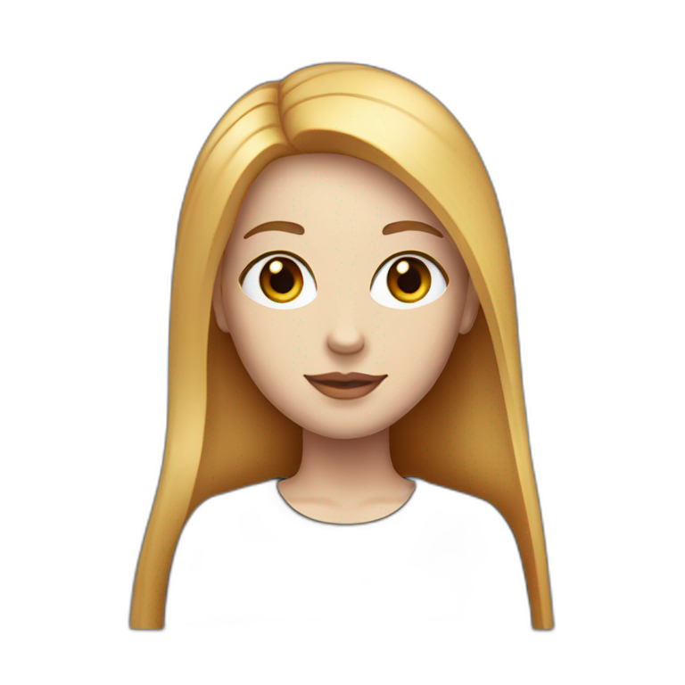 woman with long straight ruby hair and white skin and black shirt emoji