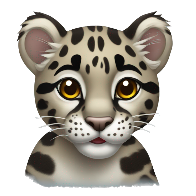 clouded leopard emoji