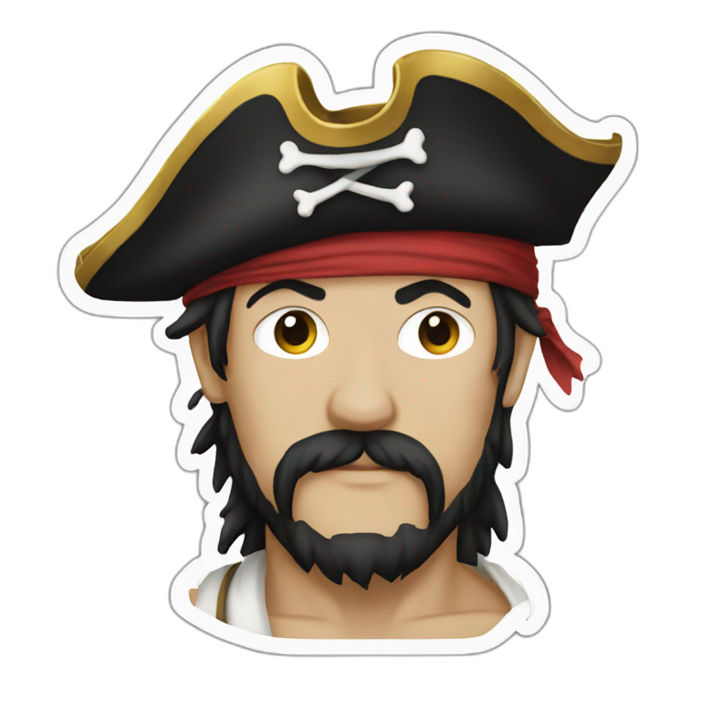 Bateau pirate One Piece emoji