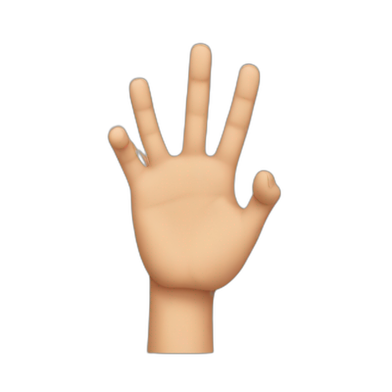 hand N finger emoji