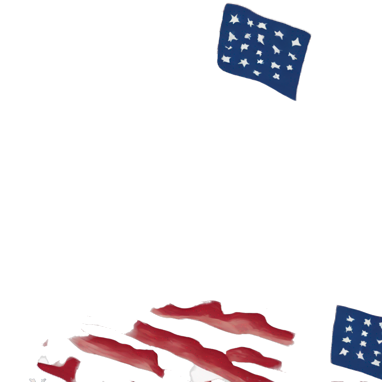 American flag cell phone emoji