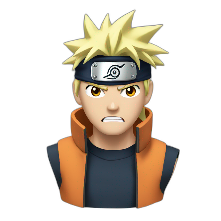 Naruto angry emoji