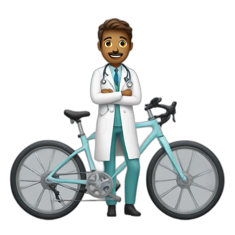 doctor on the bike emoji