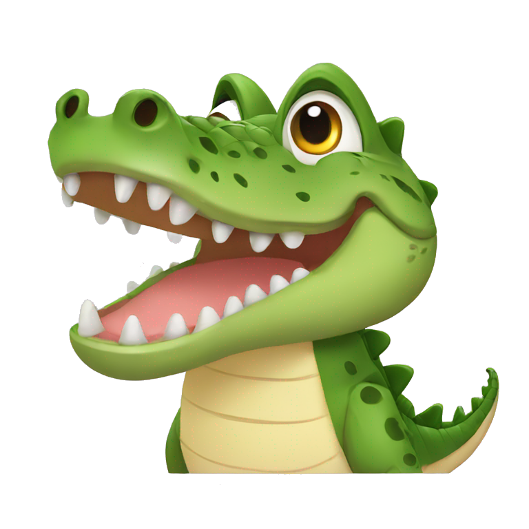 crocodile cute emoji