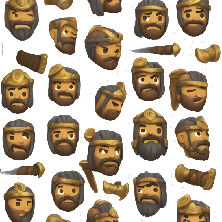 gladiator with a beard emoji