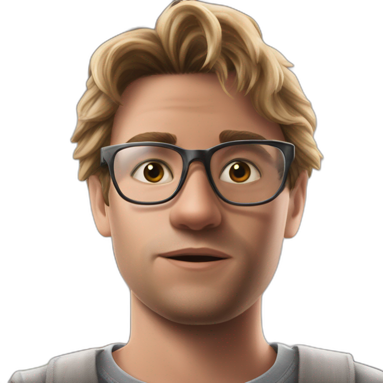 focused boy in glasses emoji