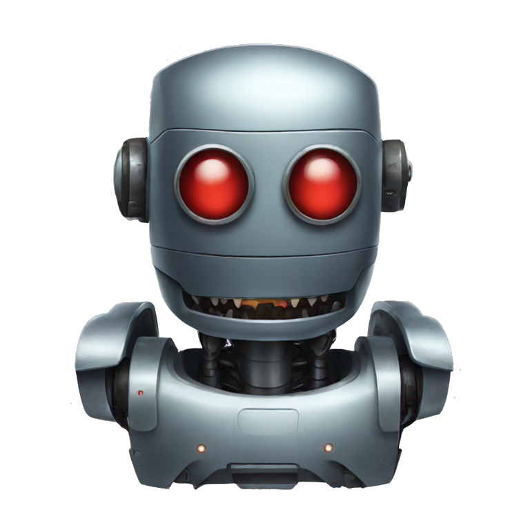 evil robot emoji