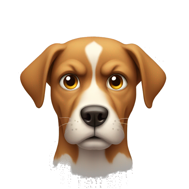 Angry dog  emoji