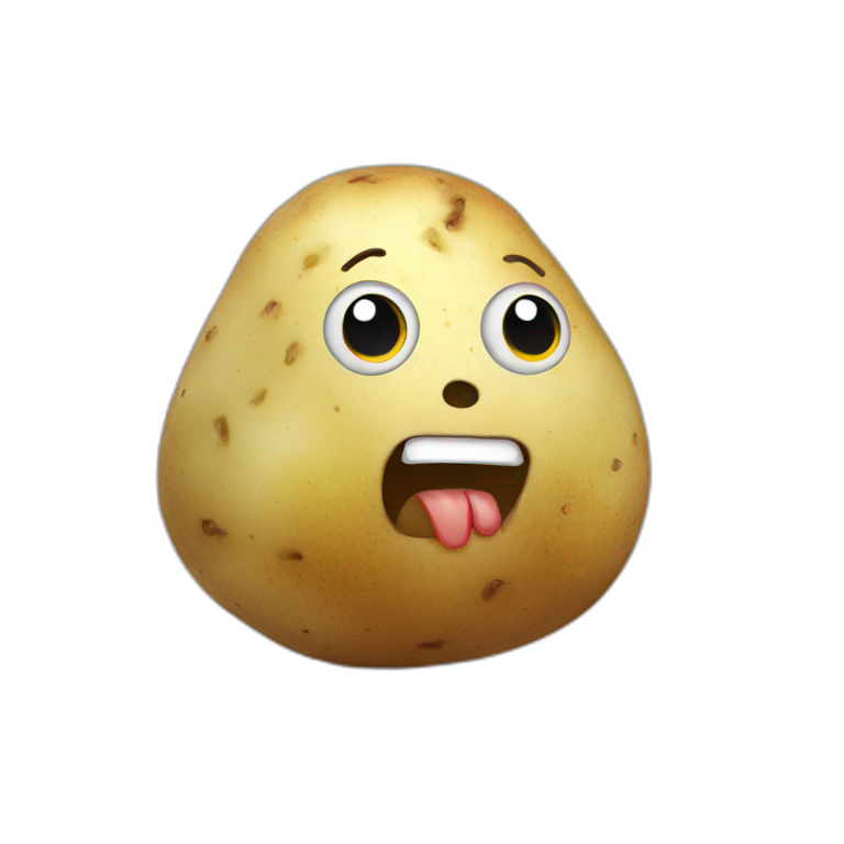 Alive potato emoji