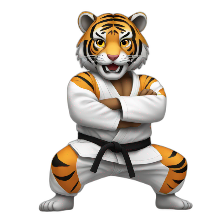 Tiger Jiu-Jitsu  emoji