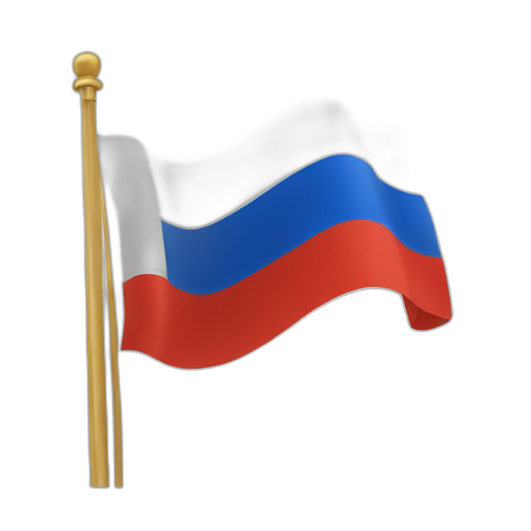 Russian Empire Flag waving emoji