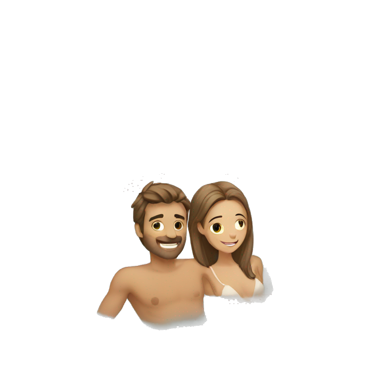 Couple bathing emoji
