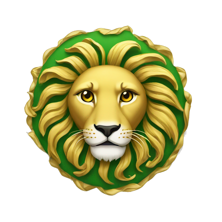 Sun lion flag iran emoji