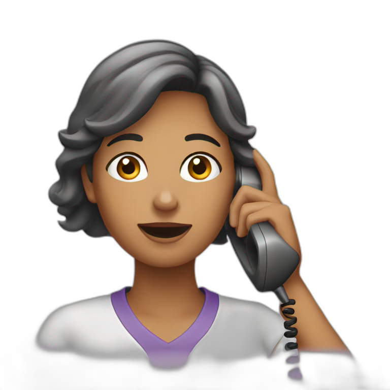women phone call emoji