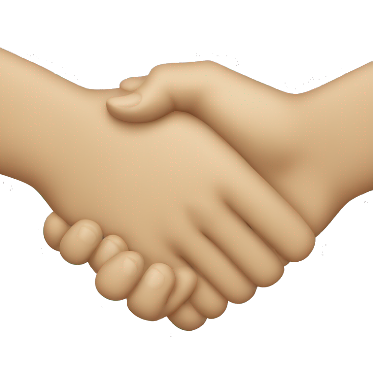 Light skin tone handshake emoji