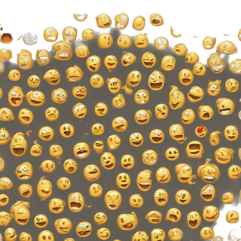 Emoji qui sourit et pleure emoji